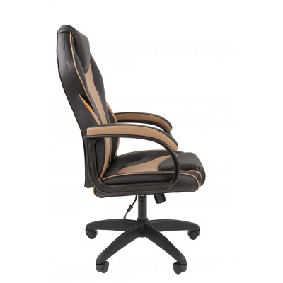 Офисное кресло Chairman 299 Россия экопремиум черный/бежевый