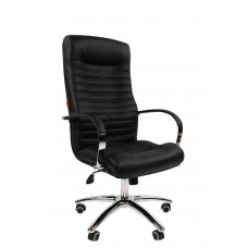 Офисное кресло Chairman 480 Россия нат.кожа/экокожа черный N