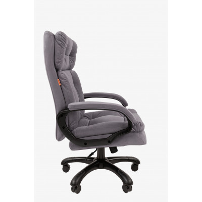 Офисное кресло Chairman 442 Россия ткань T-53 серый (черный пластик)