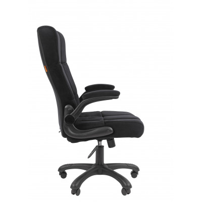 Кресло Chairman Home 444 Россия ткань Т-84 черный