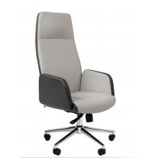 Офисное кресло Chairman 929 Россия экопремиум серый/светло-серый