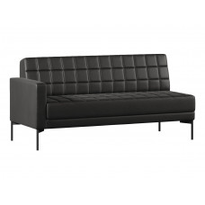 Секция с подлокотником трехместный Chairman ЭЛИФ 1850х800х840 к/з Экотекс 3001 (правый)