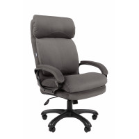 Кресло Chairman Home 505 Россия ткань Т-55 серый (черный пластик)