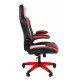 Офисное кресло Chairman Game 15 Россия экокожа черный/красный/белый