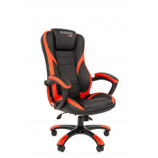 Офисное кресло Chairman game 22 Россия экопремиум черный/красный
