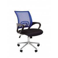 Офисное кресло Chairman 696 Россия TW синий хром new