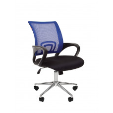 Офисное кресло Chairman 696 Россия TW синий хром new