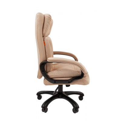 Офисное кресло Chairman 442 Россия ткань T-6 бежевый (черный пластик)
