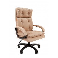 Офисное кресло Chairman 442 Россия ткань T-6 бежевый (черный пластик)