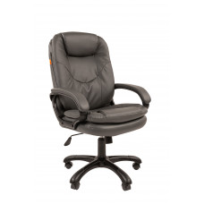 Офисное кресло Chairman 668 Россия экопремиум серый (черный пластик)