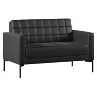 Диван с подлокотниками двухместный Chairman ЭЛИФ 1360х800х840 к/з Экотекс 3001