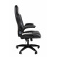 Офисное кресло Chairman Game 15 Россия экокожа черный/серый/белый