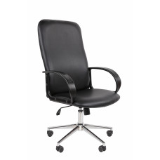 Офисное кресло Chairman 278 Россия экопремиум черный хром
