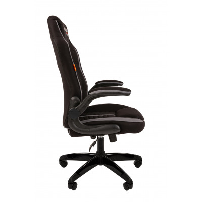 Кресло Chairman   game 19 Россия ткань черн./сер. н.п.