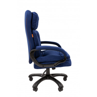 Офисное кресло Chairman 442 Россия ткань T-82 синий (черный пластик)
