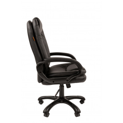 Офисное кресло Chairman 668 Россия экопремиум черный (черный пластик)