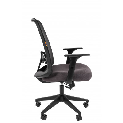 Офисное кресло Chairman 535 Россия LT ткань черный/серый