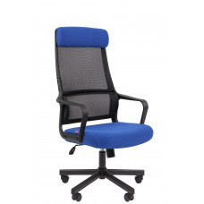 Офисное кресло Chairman 590 Россия черный/синий