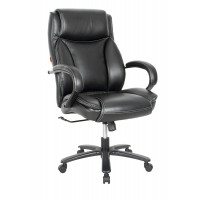 Офисное кресло Chairman CH400 рециклированная кожа, черный