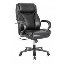 Офисное кресло Chairman CH400 рециклированная кожа, черный