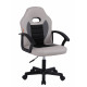 Офисное кресло Chairman CH111 экокожа, серый-светло-серый