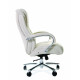 Офисное кресло Chairman 402 Россия нат.кожа/экокожа белая