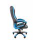 Офисное кресло Chairman   game 22 Россия экопремиум серый/голубой