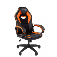 Офисное кресло Chairman game 16 Россия экопремиум черный/оранжевый