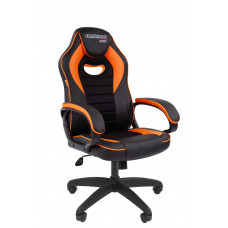 Офисное кресло Chairman game 16 Россия экопремиум черный/оранжевый