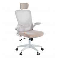 Офисное кресло Chairman CH633 белый пластик, бежевый