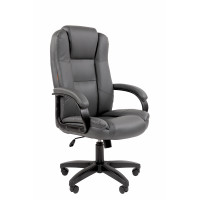 Офисное кресло Chairman 600LT Россия чер.пласт экопремиум серый