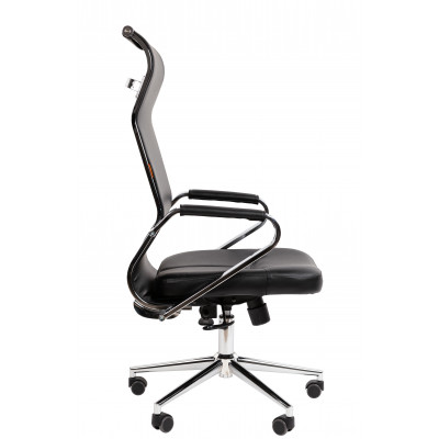 Офисное кресло Chairman 702 Россия экопремиум чёрный