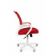 Офисное кресло Chairman    696    Россия    белый пластик TW-19/TW-69  красный