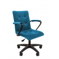 Офисное кресло Chairman 030 Россия ткань Т-75 бирюзовый, пластик