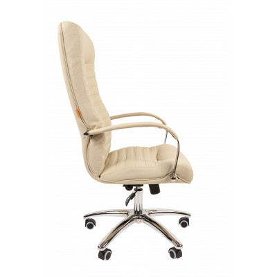 Офисное кресло Chairman 480 экокожа Terra 101 бежевый N