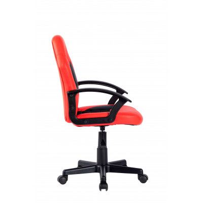 Офисное кресло Chairman CH111 экокожа, красно-черный