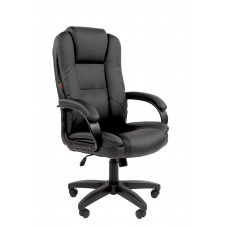 Офисное кресло Chairman 600LT Россия чер.пласт экопремиум черный
