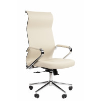 Офисное кресло Chairman 702 Россия экопремиум бежевый