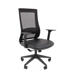 Офисное кресло Chairman 500LT Россия экокожа черный/TW-01 черный Б/П