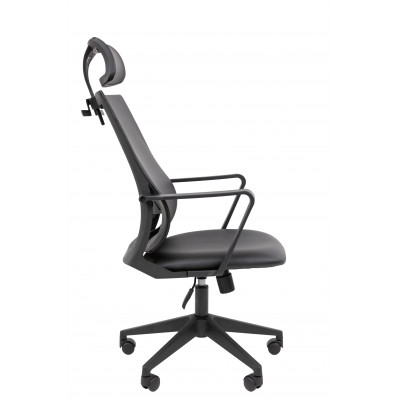 Офисное кресло Chairman 545 Россия экокожа черный