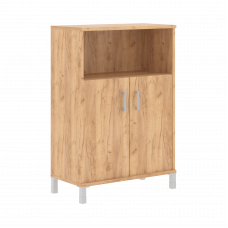 Шкаф средний с глухими малыми дверьми B 420.2 Дуб Бофорд