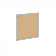 Слайд-дверь стеклянная в алюминевой рамке B 552 Дуб Бофорд