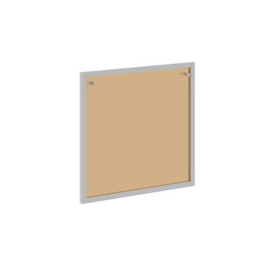 Слайд-дверь стеклянная в алюминевой рамке B 552 Дуб Бофорд