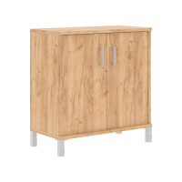Шкаф низкий с замком в глухих малых дверях B 410.3(RZ) Дуб Бофорд