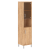 Шкаф-колонка высокая с малой стеклянной дверью и глухой B 431.10R Дуб Бофорд