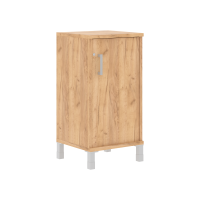 Шкаф-колонка низкая с замком в глухой малой двери B 411.3(RZ) Дуб Бофорд