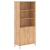 Шкаф высокий с замком в глухих малых дверях B 430.3(RZ) Дуб Бофорд