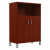 Шкаф средний с глухими малыми дверьми B 420.2 Бургунди