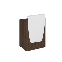 Трибуна СП 130 ДГ БП дуб гладстоун (основание)/ белый премиум (надстройка)