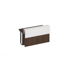 Секция стола президиума СП 127 ДГ БП ХР дуб гладстоун (основание)/ белый премиум (надстройка)